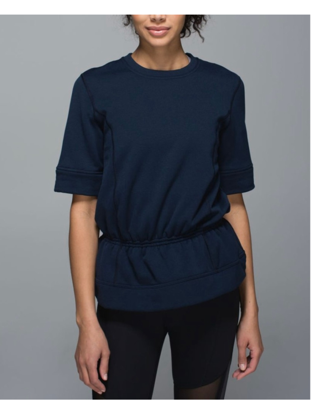 #019 - LULULEMON - PEPLUM PULLOVER // PTP - 19 - Picture 4 of 11